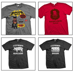 Bacon and Beer T Shirts